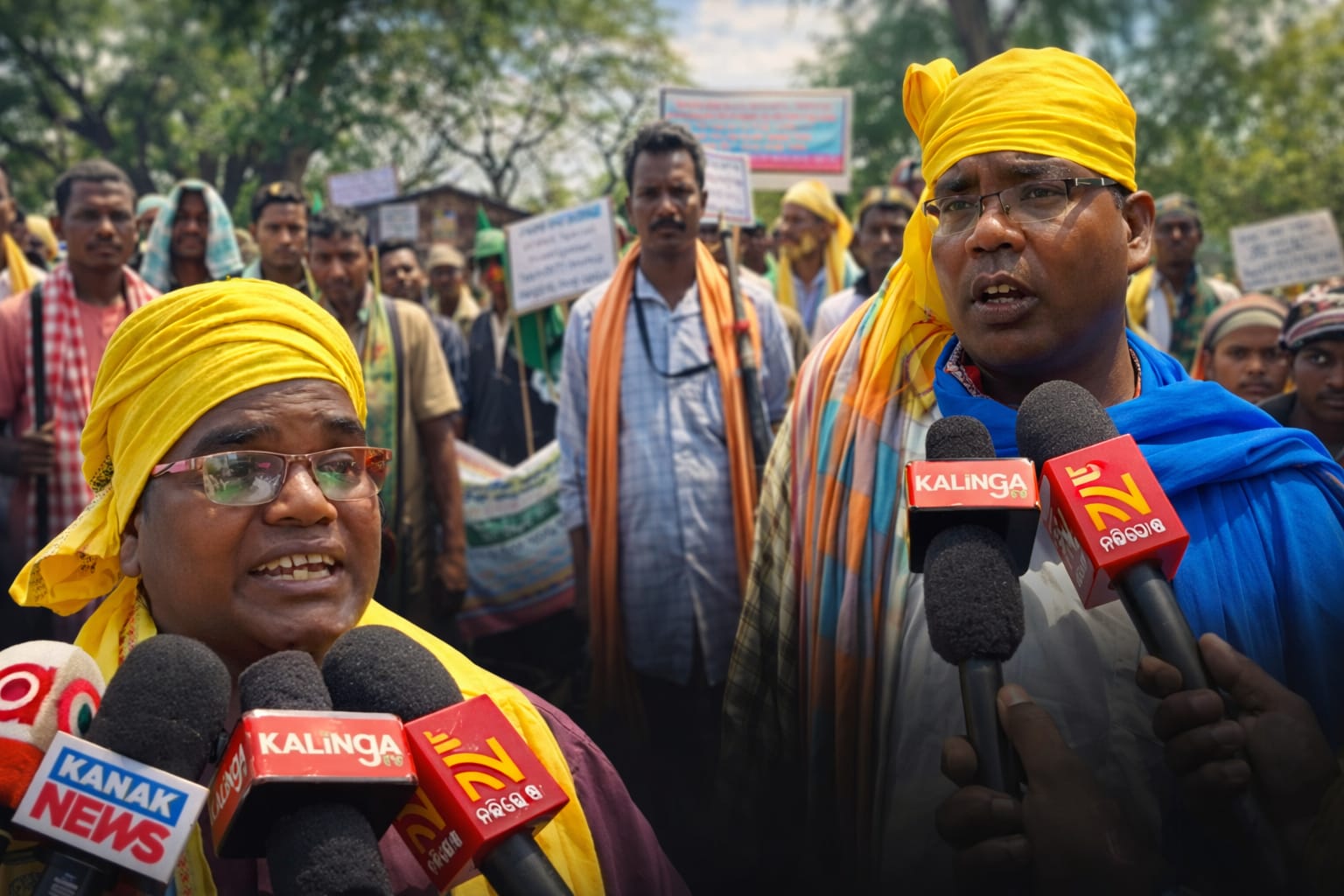 ଆନ୍ଦୋଳନ : tribal people demandjustice