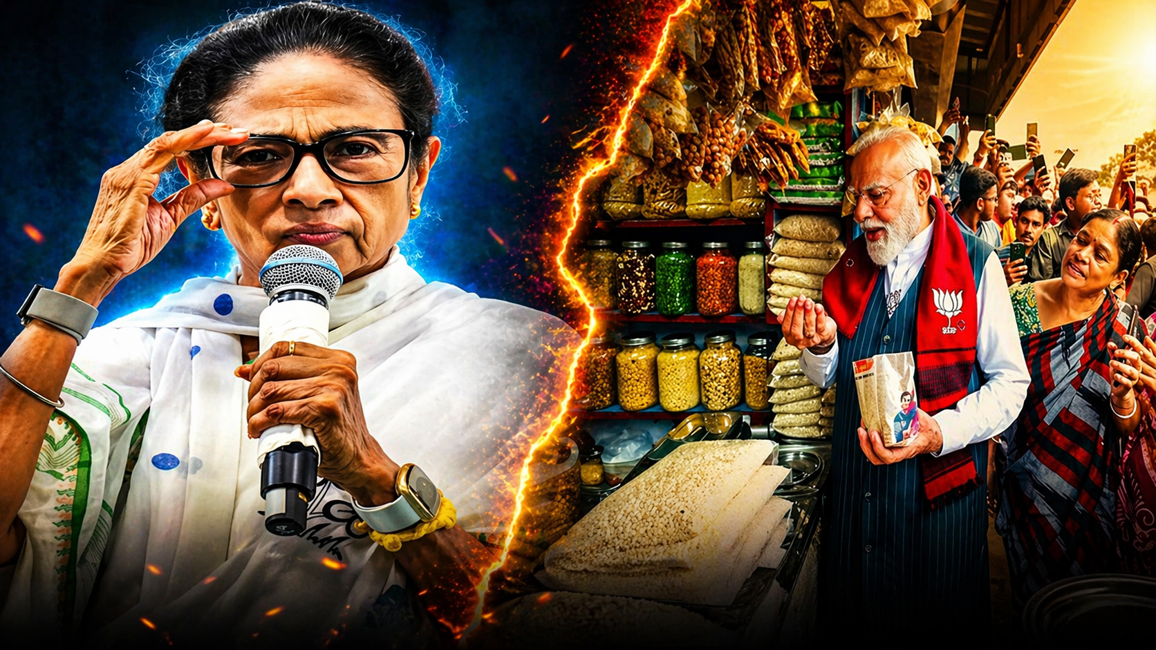 Jhalmuri politics : ମୋଦୀ ଙ୍କ ଝାଲମୁଢି ବ୍ରେକ୍