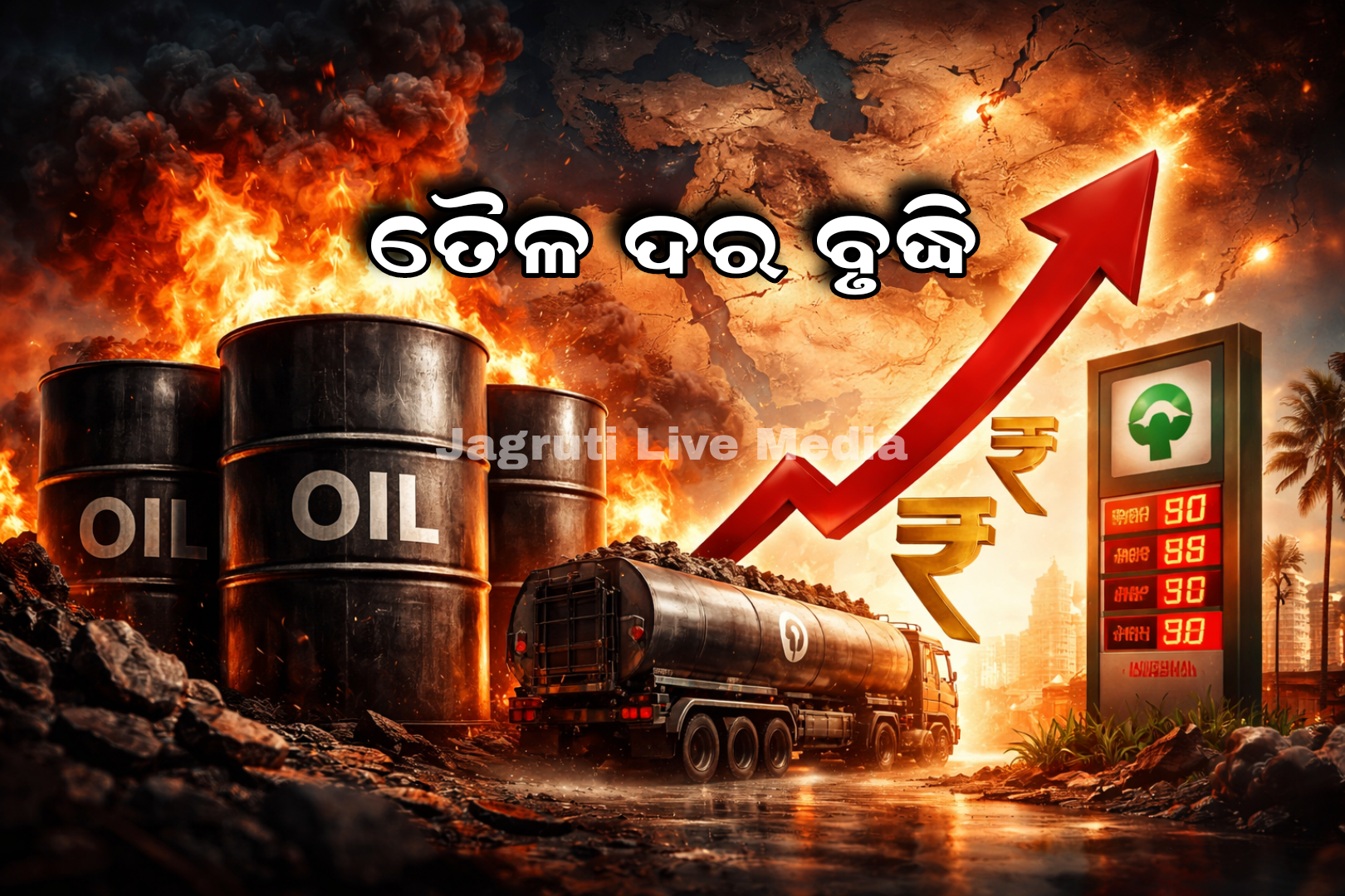 ତୈଳ ଦର ବୃଦ୍ଧି