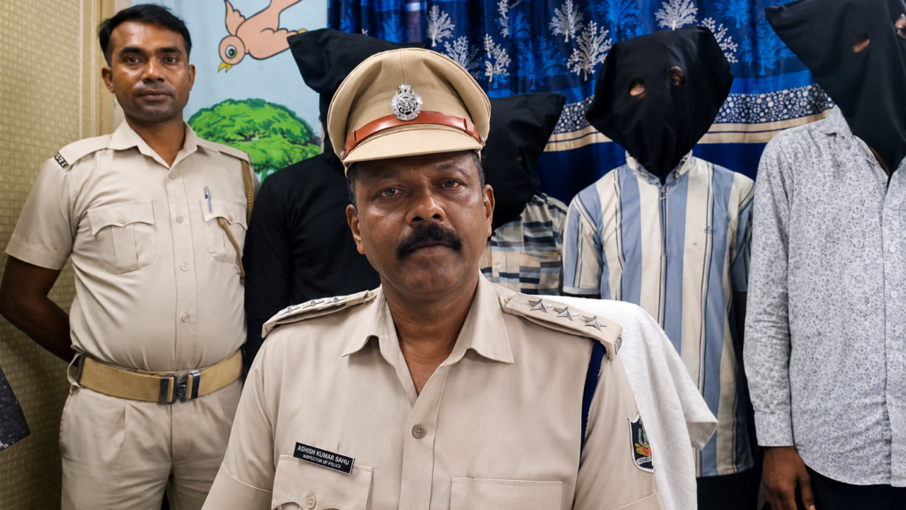 Danagadi Haat Loot Case : ଦାନଗଦି ହାଟ ଲୁଟ୍ ଘଟଣା ୬ ଦୁର୍ଦାନ୍ତ ଅପରାଧୀ ଗିରଫ 4 Danagadi Haat Loot Case : ୬ ଅଭିଯୁକ୍ତ ଙ୍କୁ ଗିରଫ ପରେ ପୋଲିସ ର ପ୍ରେସ୍ ମିଟ୍